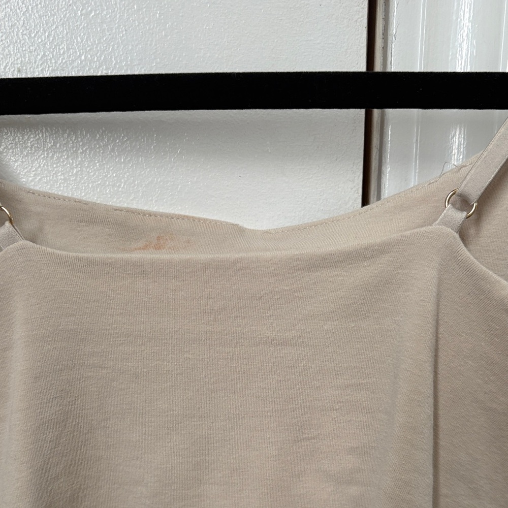 Abercrombie & Fitch Nude Spaghetti Strap Sleeveless Bodysuit - Size XS - Picture 6 of 8